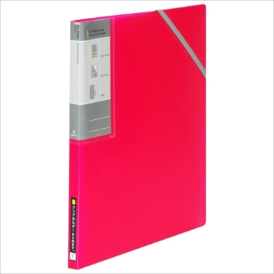 ナカバヤシ ポイホルダー　A4ワイド　8ポケット　ピンク CB5034P