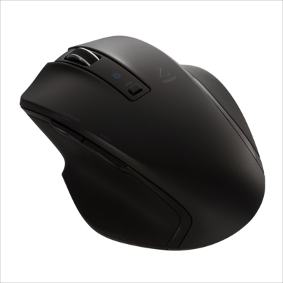 ナカバヤシ Bluetooth5ボタンBlueLEDマウス ブラック MUS-BKF131BK　(tm)　
