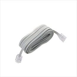 ナカバヤシ Digio2 スリムモジュラーケーブル 5m TEL-205EW　(tm)　