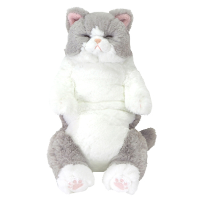 サンレモン　ひざねこ すやすや GY  P-6462