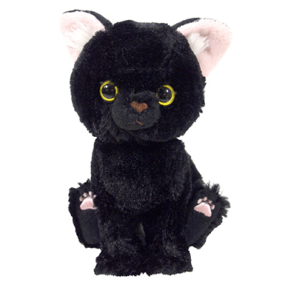 サンレモン キトン ぬいぐるみ クロネコ P-7551