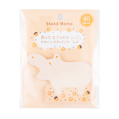 ナカバヤシ ヒポポシリーズ スタンドメモ オレンジ HPP-MP-OR