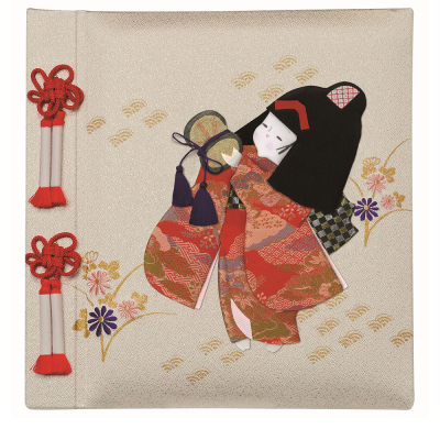 ナカバヤシ フエルアルバム 誕生用 京人形 女の子 アH-LB-121-1