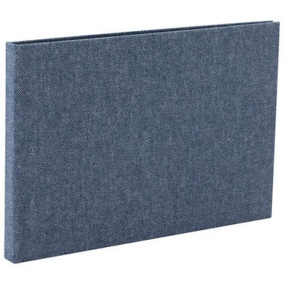 ナカバヤシ cotto. （コット） 黒台紙フォトアルバム／2L判ヨコ２４枚／ブルー A-COP2L-240-B