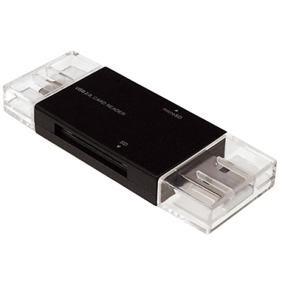 ナカバヤシ USB3.2Gen1マルチカードリーダー・ライター／ブラック CRW-DCSD88BK　(tm)　