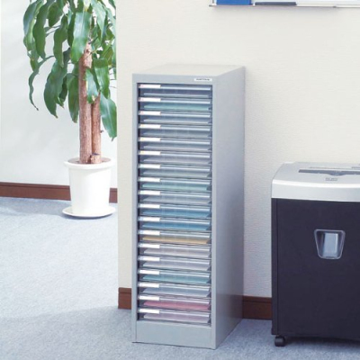 ナカバヤシ アバンテV2 フロアケース A4 浅6深6段 AF-H12 ブルー