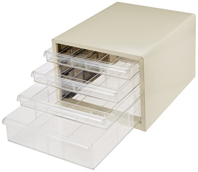 ナカバヤシ アバンテV2 レターケース B4 浅3・深1段 BL-44 シロ