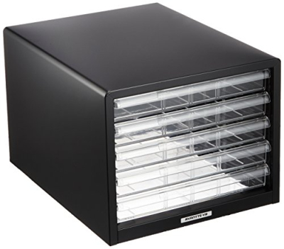 ナカバヤシ アバンテV2 レターケース B4 浅5段 BL-55 クロ