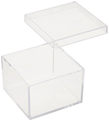 ナカバヤシ キャパティ ソリッド スクエア/フタ付タイプ CSD-BK3 クリア