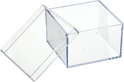 ナカバヤシ キャパティ ソリッド スクエア/フタ付タイプ CSD-BK4 クリア