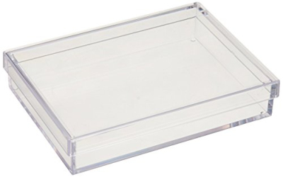 ナカバヤシ キャパティ ソリッド Lスクエア/フタ付タイプ CSD-BR3A クリア