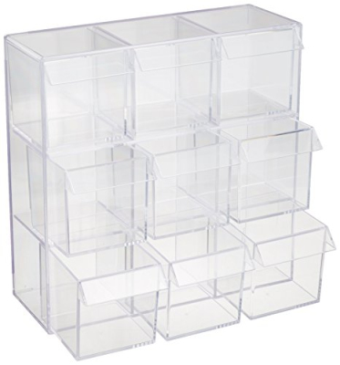 ナカバヤシ キャパティ ソリッド 引き出しタイプ CSD-P9 クリア