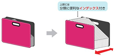 ナカバヤシ IROKATU ドキュメントファイル・発泡PP製/A4/ヨコ型 DF-A401E-AO アプリコットオレンジ