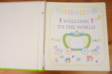 \アルバムづくり応援キャンペーン中!/ 【★刺繍名入れ代込】【ネットオリジナル】フエルアルバム かばおやこの一日 Lサイズ IT-LB-09