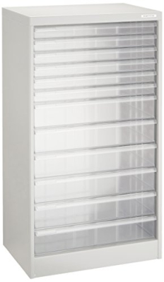 ナカバヤシ アバンテV2 フロアケース A3 浅6段・深6段 A3F-12 シロ