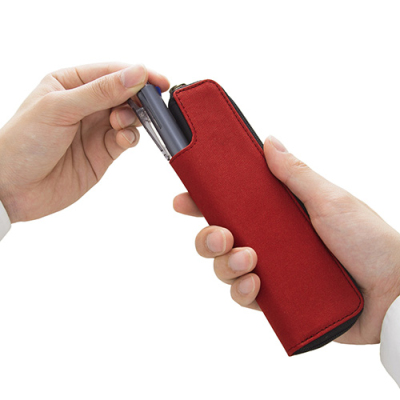 ナカバヤシ my focus（マイフォーカス）/ペンケース ポリキャンバスモデル/レッド MY-PCN-002R