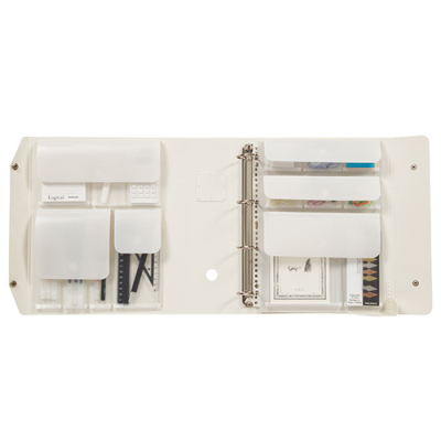 ナカバヤシ くらしのファイル A4 文具 CLAF-A42W ホワイト