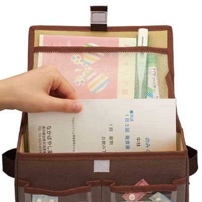 ナカバヤシ 健康サポートボックス/ブラウン IF-3041BR