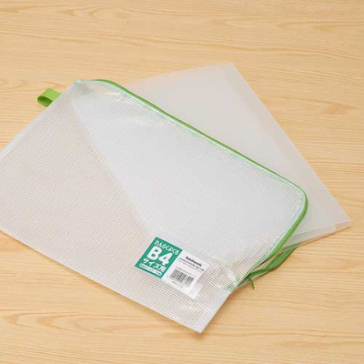 れんらくぶくろ(メッシュタイプ)B4 グリーン SD-RB2-B4-G