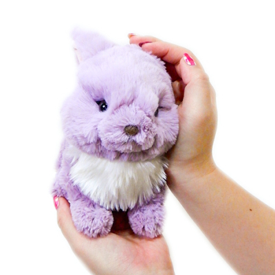 サンレモン　ラピヌ ぬいぐるみ ライラック  P-4582