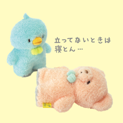 サンレモン　ふわふわたっとん ぬいぐるみ S くま PK  P-6482