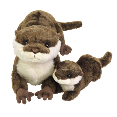 サンレモン　フラッフィーズ ぬいぐるみ S カワウソ  P-4782