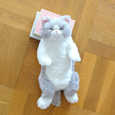 サンレモン　ひざねこ すやすや GY  P-6462