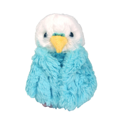 サンレモン フラッフィーズ ぬいぐるみ S インコ BL P-8651