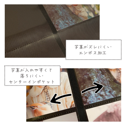 ナカバヤシ セラピーカラー 8面ポケットアルバム L判640枚収納 TCPK-8L-640-SV ベージュ