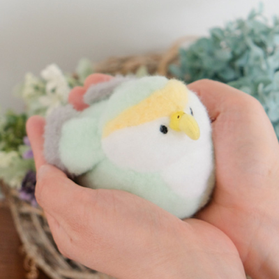 サンレモン ぽわびより ぬいぐるみ S コザクラインコ GR
