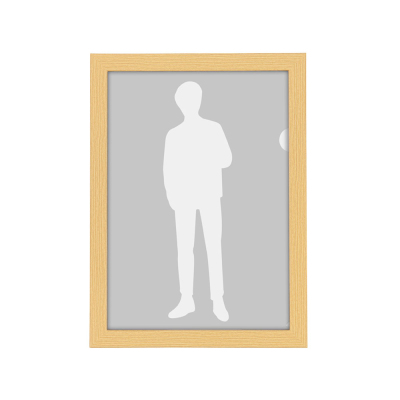 クリアホルダーフレーム　A4 ナチュラル