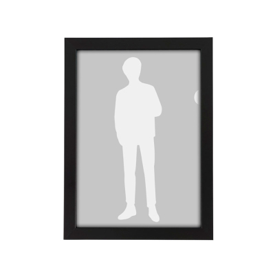 クリアホルダーフレーム　A4 ブラック