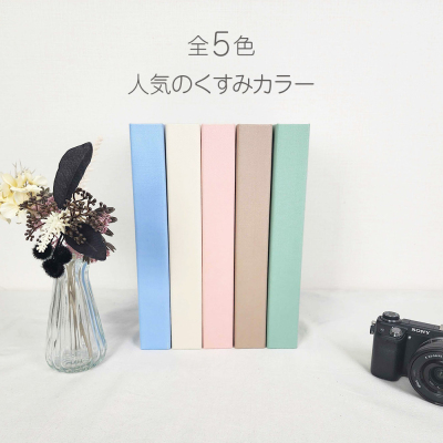 【WEB限定品】ナカバヤシ 黒台紙ポケットアルバム L判240枚 IT-BL3P-240-P ピンク