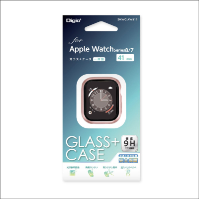 Apple　Watch　41mm　ガラス＋ケース／PG　SMWC-AW411PG（tm）