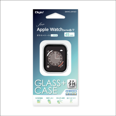 Apple　Watch　45mm　ガラス＋ケース／CL　SMWC-AW451CL（tm）