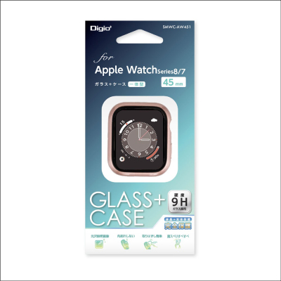 Apple　Watch　45mm　ガラス＋ケース／PG　SMWC-AW451PG（tm）