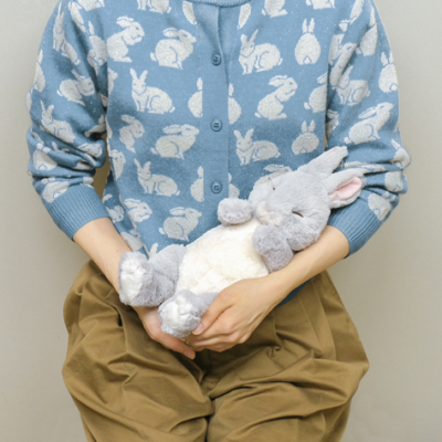 サンレモン　ひざうさぎ すやすや GY