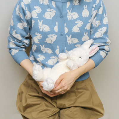 サンレモン　ひざうさぎ すやすや WH