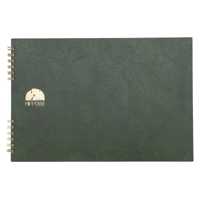 ナカバヤシ HIPPOSS ヒッポスＷリングスケッチB5E/グリーン