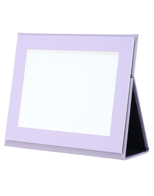 万丈　ポータブルフォトフレーム　2L判ヨコ　ラベンダー