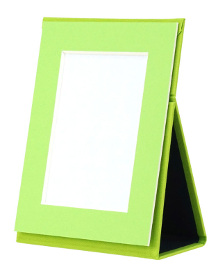 万丈　ポータブルフォトフレーム　L判タテ　ライム