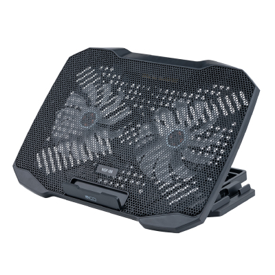 ナカバヤシ ノートPCクーラー 2WAY2FANコンパクト／クロ NSF-08BK　(tm)