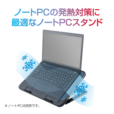 ナカバヤシ ノートPCクーラー 2WAY2FANスタンダード/クロ NSF-09BK (tm)