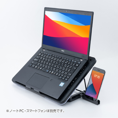 ナカバヤシ ノートPCクーラー 2WAY5FANスタンダード/クロ NSF-10BK (tm)