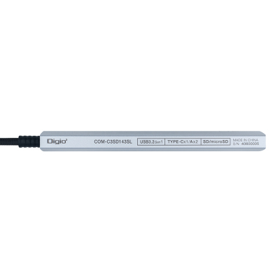 ナカバヤシ USB3G1Type-C3Pアルミコンボハブ/シルバー COM-C3SD143SL (tm)