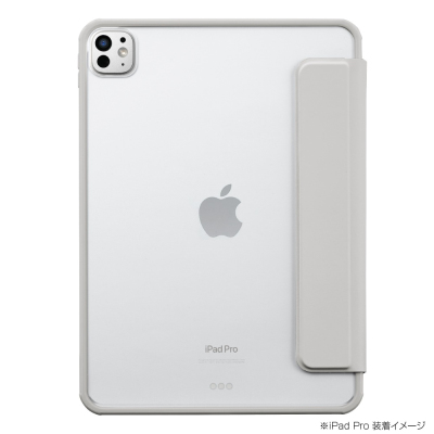 ナカバヤシ iPadPro11用マグネット分離式衝撃吸収ケース/グレー TBC-IPP24101GY (tm)
