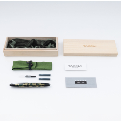 ナカバヤシ TACCIA 瑞季 蒔絵漆万年筆 夏紅葉-M TMK-18F-NM-M