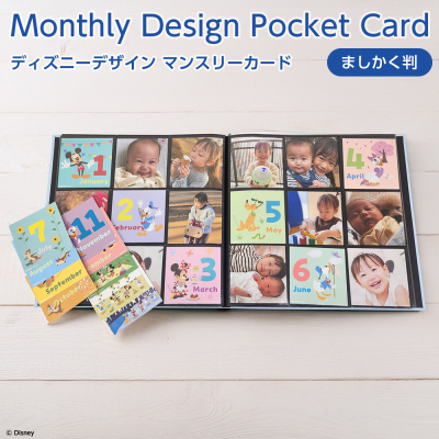 【WEB限定品】 ディズニー マンスリー デザインポケットカード ましかく判 IT-DPCM-D-SQ-01 ミッキー＆フレンズ1