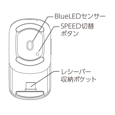 ナカバヤシ 無線充電式スライド静音5ボタンBlueLEDマウス/ブラック MUS-RKF235BK (tm) の商品画像27枚目
