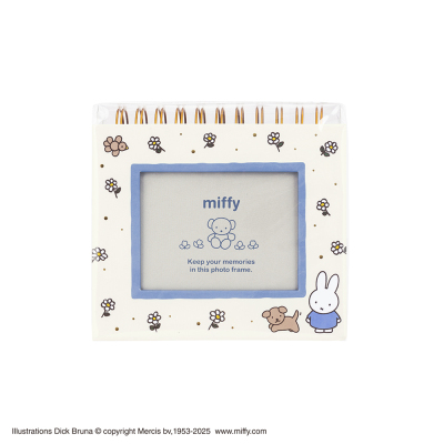 【アルバムの日記念特価】ナカバヤシ フォトランク フレームケースL ブルーナ ミッフィー ホワイト A-FTPC-208-2の商品画像6枚目